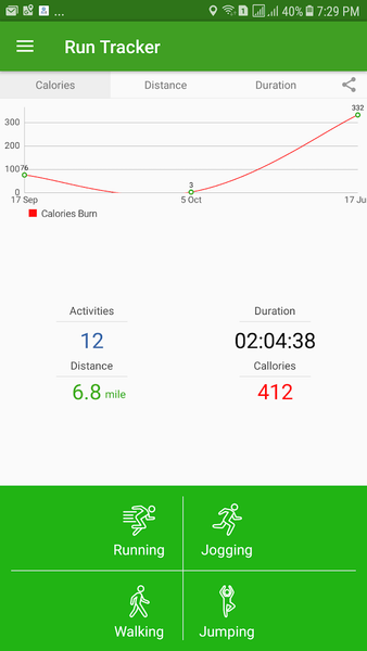 Run Tracker - عکس برنامه موبایلی اندروید