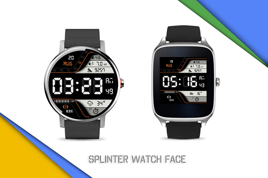 Splinter Watch Face - عکس برنامه موبایلی اندروید