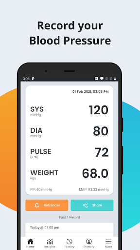 smart blood pressure tracker app