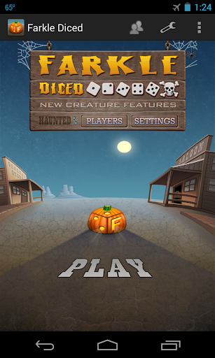 Farkle Diced - Halloween - Gameplay image of android game