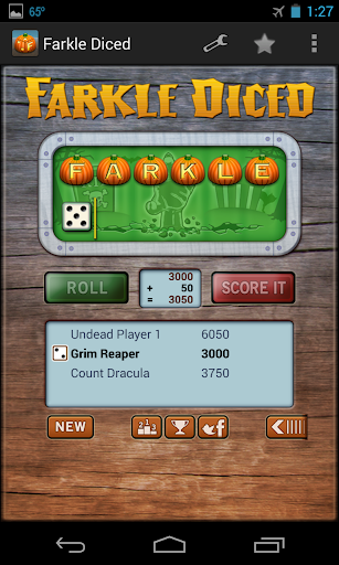 Farkle Diced - Halloween - Gameplay image of android game