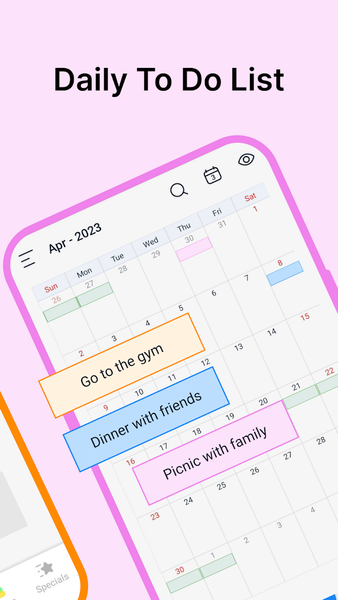 Calendar: Schedule Planner - Image screenshot of android app