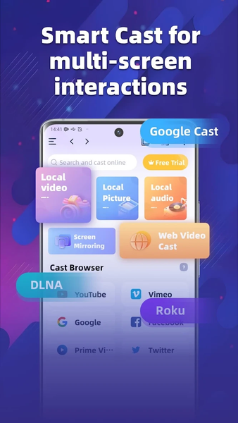 Smart TV Cast -Phone Projector - عکس برنامه موبایلی اندروید