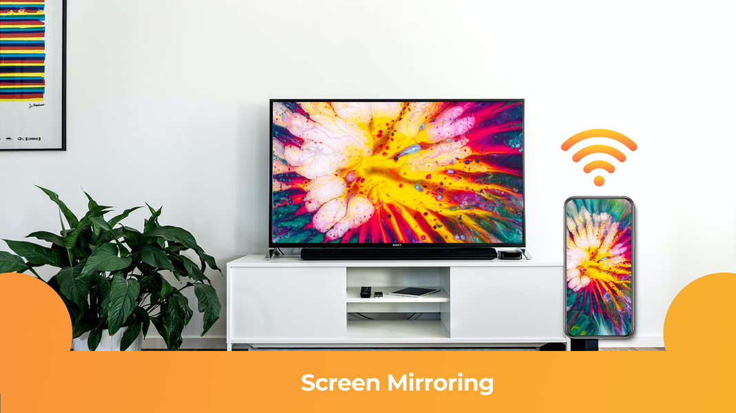 Cast to TV - Screen Mirroring - Image screenshot of android app