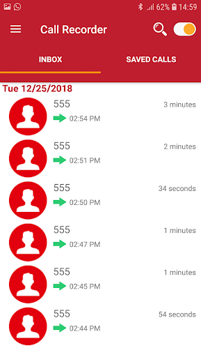 Call Recorder - عکس برنامه موبایلی اندروید