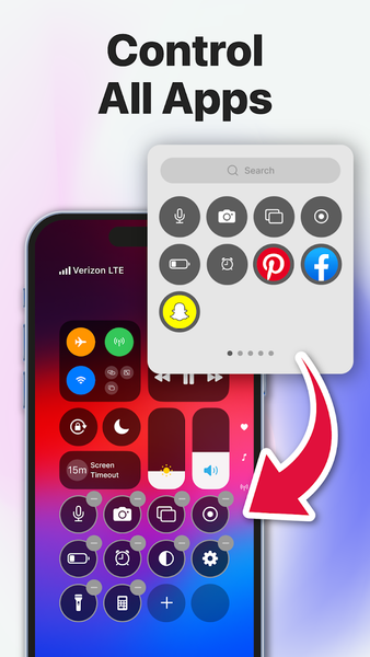 Phone Center: Smart Panel - عکس برنامه موبایلی اندروید