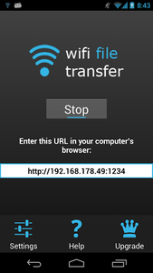 WiFi File Transfer - عکس برنامه موبایلی اندروید