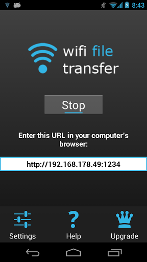 WiFi File Transfer - Image screenshot of android app