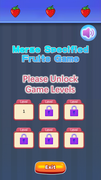 Merge Specified Fruits Game - Gameplay image of android game