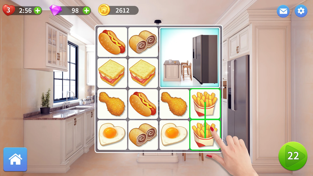 Makeover Connect: Decor Life - Gameplay image of android game