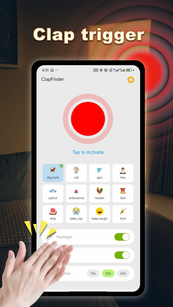 ClapFinder: Find Phone by Clap - عکس برنامه موبایلی اندروید