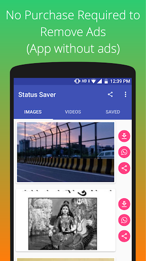 Status Downloader for Whatsapp & Status Saver - Wa - Image screenshot of android app