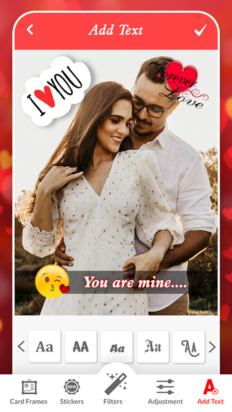 Love Photo Editor for Couple - Image screenshot of android app