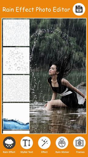 Rain Effect Photo Frame Editor - عکس برنامه موبایلی اندروید
