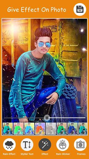 Rain Effect Photo Frame Editor - عکس برنامه موبایلی اندروید