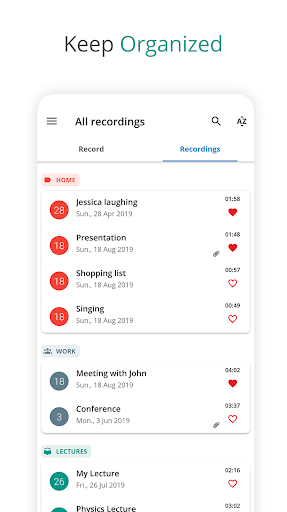 Audio Recorder - Image screenshot of android app