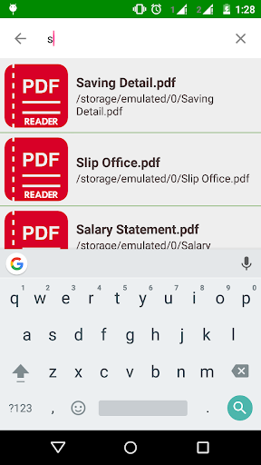 PDF File Reader - Image screenshot of android app
