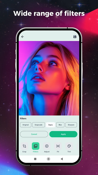 SmartPixel - Photo Editor - عکس برنامه موبایلی اندروید