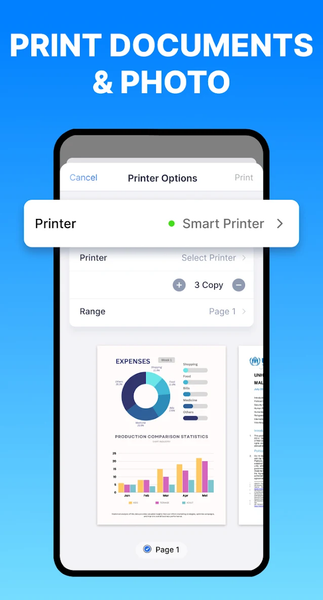 Smart Printer: Print Documents - عکس برنامه موبایلی اندروید