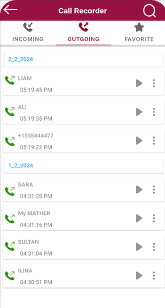 Call Recorder - Image screenshot of android app