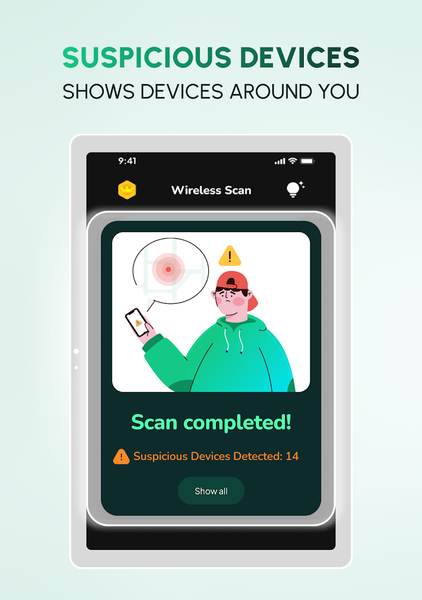Hidden Camera Detector Cam Spy - عکس برنامه موبایلی اندروید