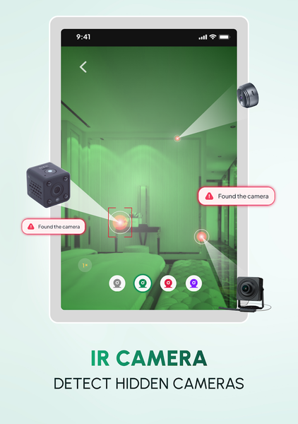 Hidden Camera Detector Cam Spy - عکس برنامه موبایلی اندروید