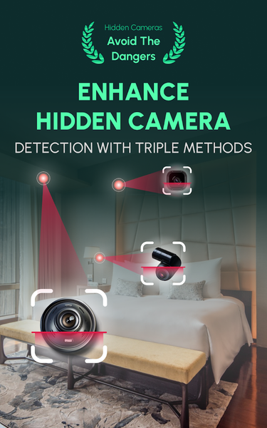 Hidden Camera Detector Cam Spy - عکس برنامه موبایلی اندروید
