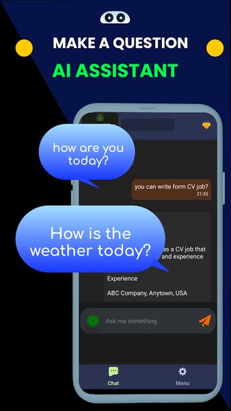 Ask for AI Chat Apu Assistant - عکس برنامه موبایلی اندروید