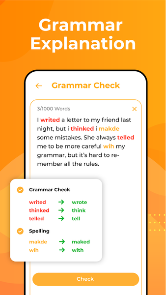 AI Grammar Check & Writing - عکس برنامه موبایلی اندروید