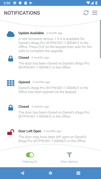 Motorola Smart Safe - Image screenshot of android app