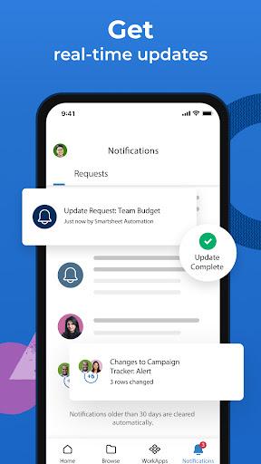 Smartsheet: Projects & Teams - Image screenshot of android app