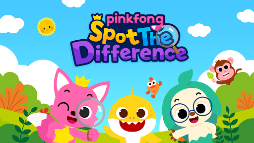 Pinkfong Spot the difference : - Gameplay image of android game