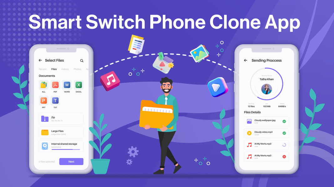 Smart Switch: Transfer Phone - عکس برنامه موبایلی اندروید