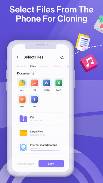 Phone Clone - Data Transfer - عکس برنامه موبایلی اندروید