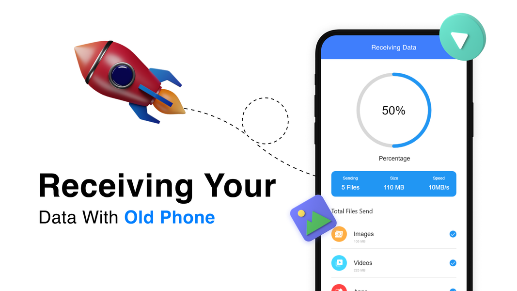 Phone Transfer: Copy My Data - عکس برنامه موبایلی اندروید