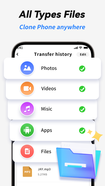 Phone Clone: Transfer Content - عکس برنامه موبایلی اندروید