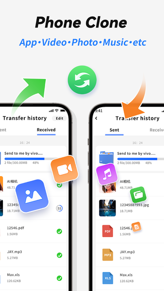 Phone Clone: Transfer Content - عکس برنامه موبایلی اندروید