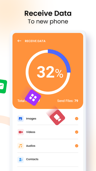 Transfer My Data - Phone Clone - عکس برنامه موبایلی اندروید