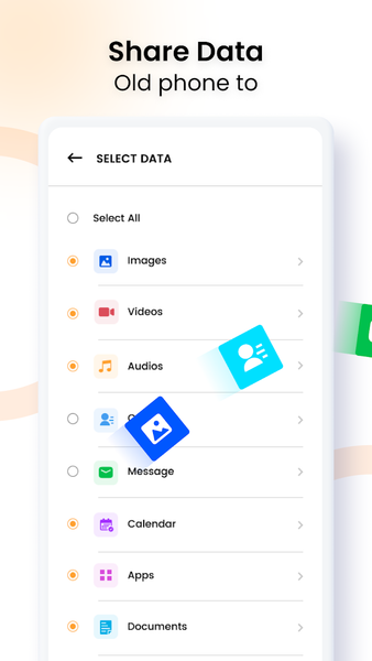 Transfer My Data - Phone Clone - عکس برنامه موبایلی اندروید