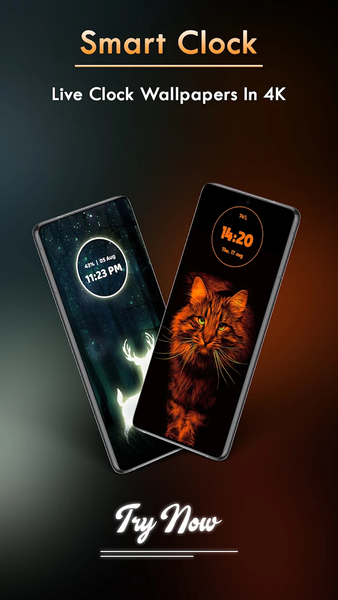 Smart Watch Clock Wallpaper - عکس برنامه موبایلی اندروید