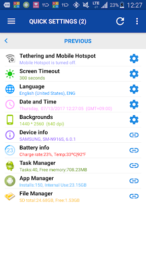 Smart Quick Settings - Image screenshot of android app