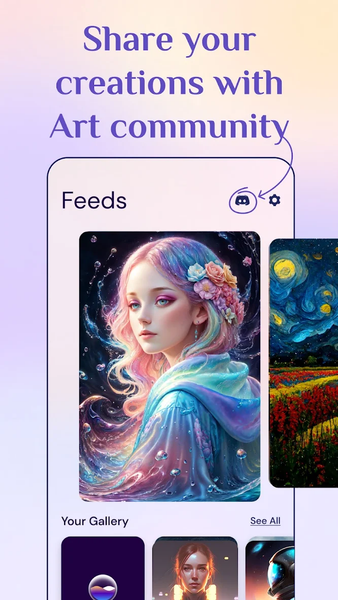 Dream AI Art Generator Wonder - عکس برنامه موبایلی اندروید