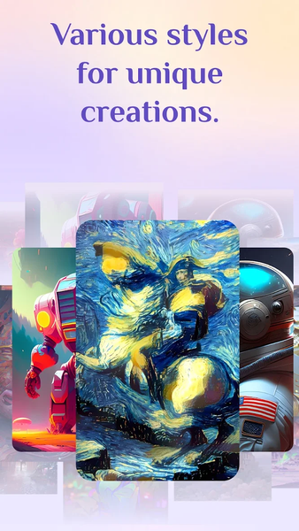 Dream AI Art Generator Wonder - Image screenshot of android app