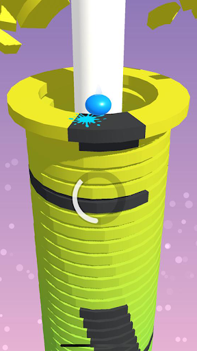 Helix Stack Ball - Gameplay image of android game