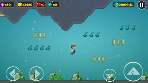 Super Pep's World - Run Game - Gameplay image of android game
