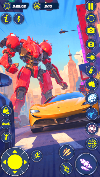 Smash Car: Robot Racing - Gameplay image of android game