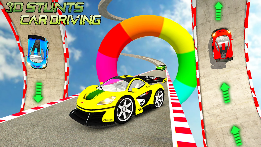 ۳D Stunts Ramp Race: Car Games - عکس بازی موبایلی اندروید