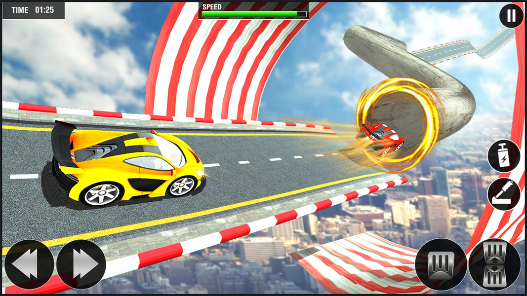 ۳D Stunts Ramp Race: Car Games - عکس بازی موبایلی اندروید