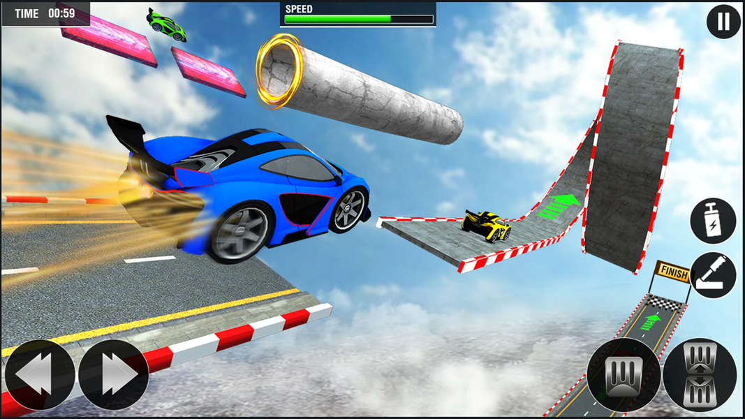 ۳D Stunts Ramp Race: Car Games - عکس بازی موبایلی اندروید