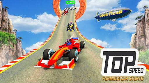 Top Speed cars stunts: Formula cars game 2020 - Gameplay image of android game